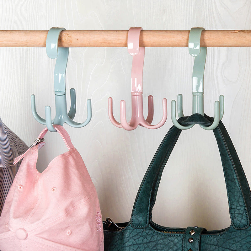 SpinHook™ 360° Rotating Closet Organizer — For Scarves, Bags & Accessories