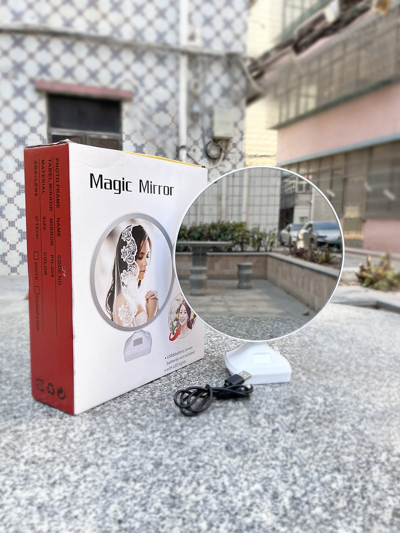 LumiFrame™ Magic Mirror LED Light Painting — Ambient Glow Bedroom Decor