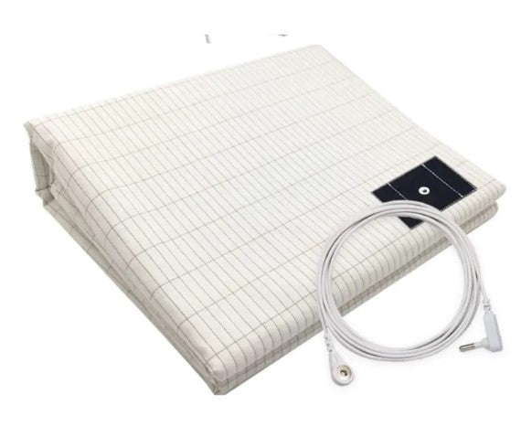 Grounding Bed Sheet — Silver Fiber, Antibacterial & Anti-Static