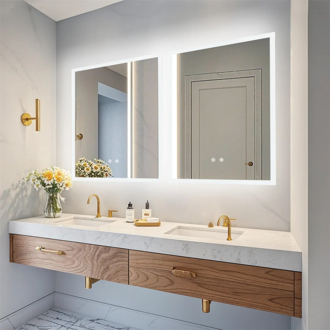 Backlit LED Rectangle Vanity Mirror