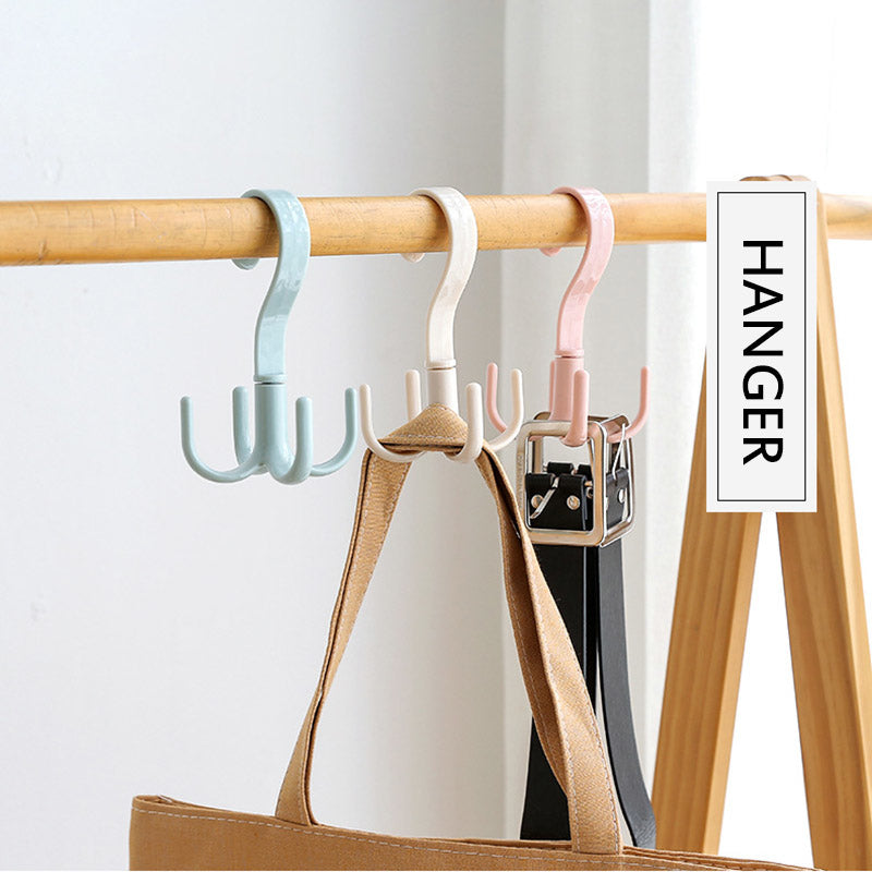 SpinHook™ 360° Rotating Closet Organizer — For Scarves, Bags & Accessories