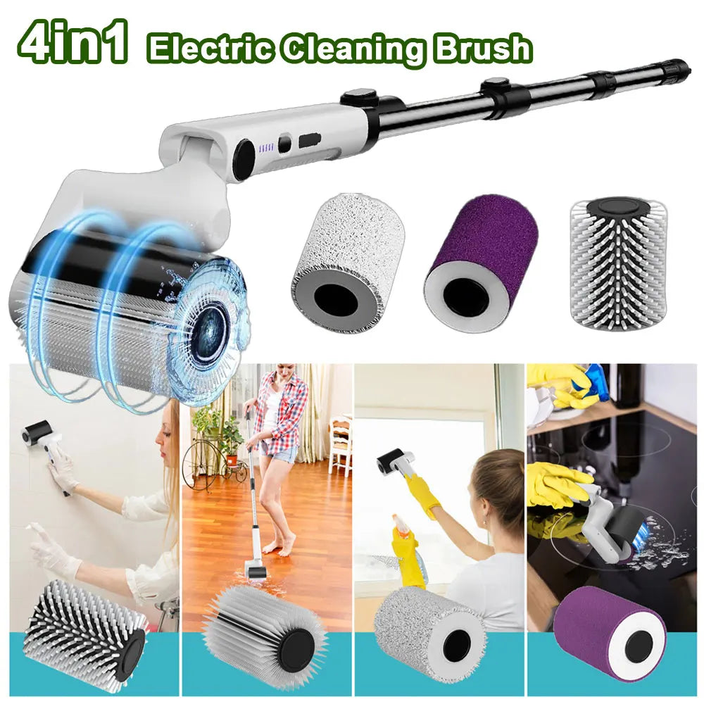 Electric Grill Brush — 3-Speed, 180° Adjustable Head