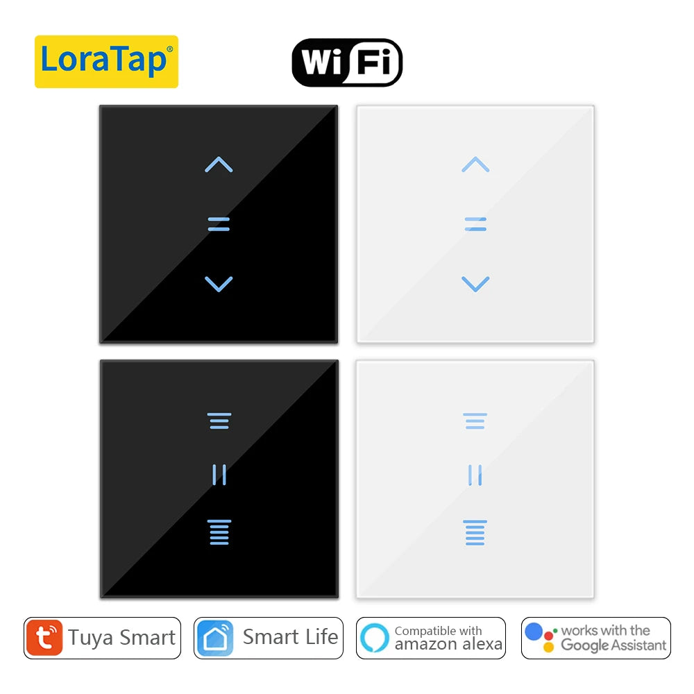 Smart Curtain Switch — WiFi, Voice & App Control
