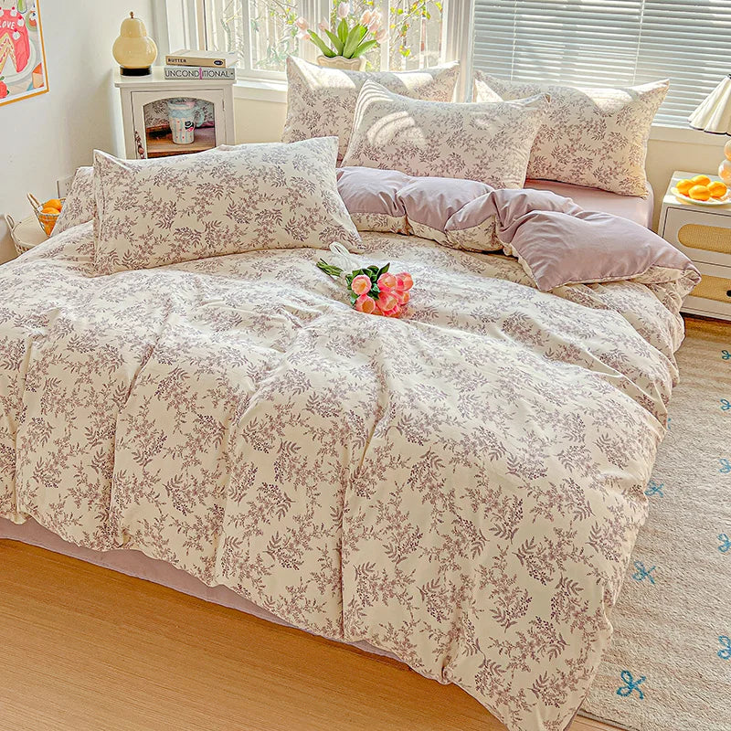 Floral Printed Bedding Set