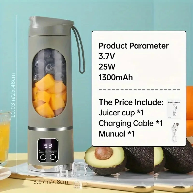 BlendGo™ Portable USB Handheld Blender — Smoothies, Milkshakes & Juices On the Go
