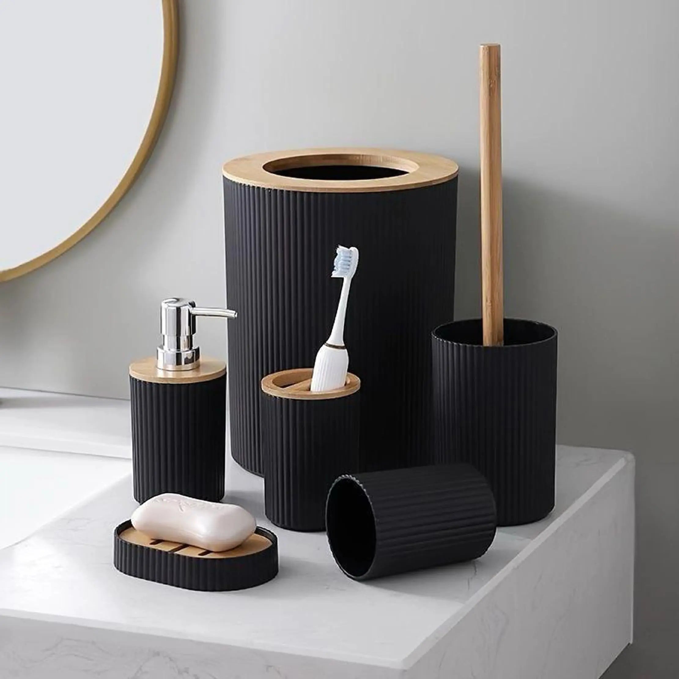 Modern Bathroom Accessories Set