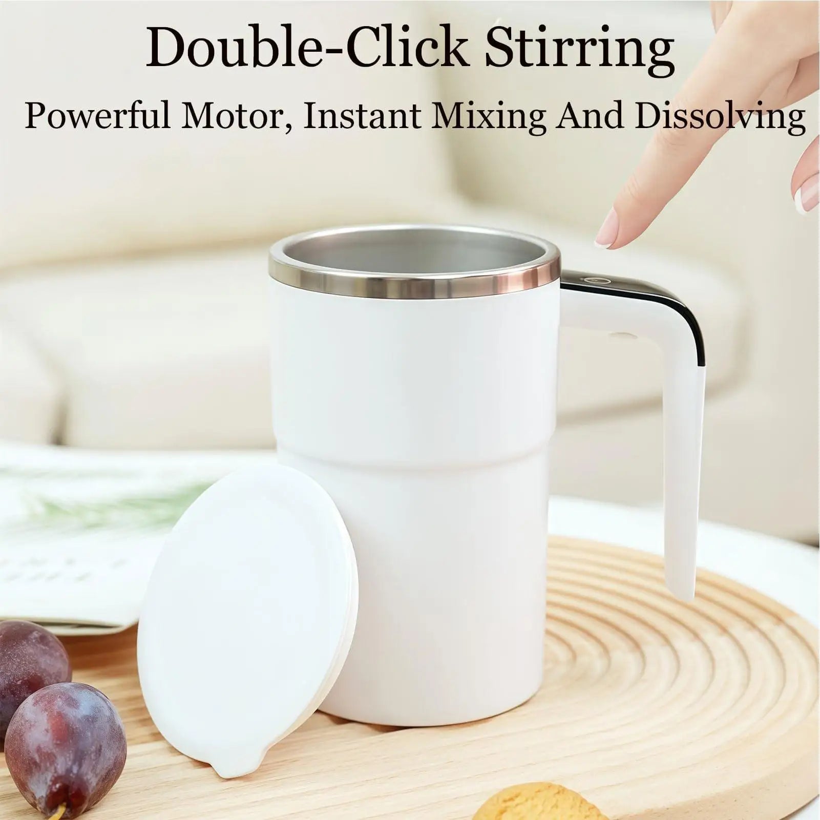 Self-Stirring Electric Coffee Mug