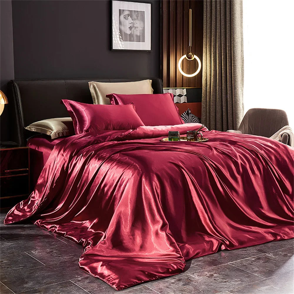 Silk Satin Bedding Set