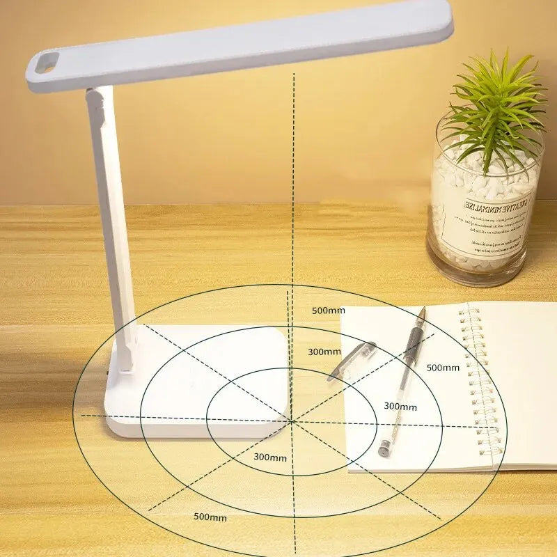 LED Foldable Desk Lamp with Stepless Dimming