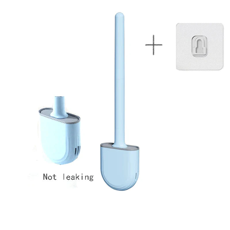 Wall-Mounted Toilet Brush & Holder
