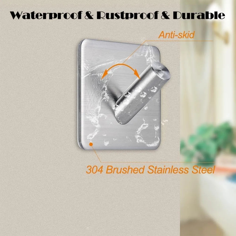 Heavy-Duty Adhesive Towel Hooks