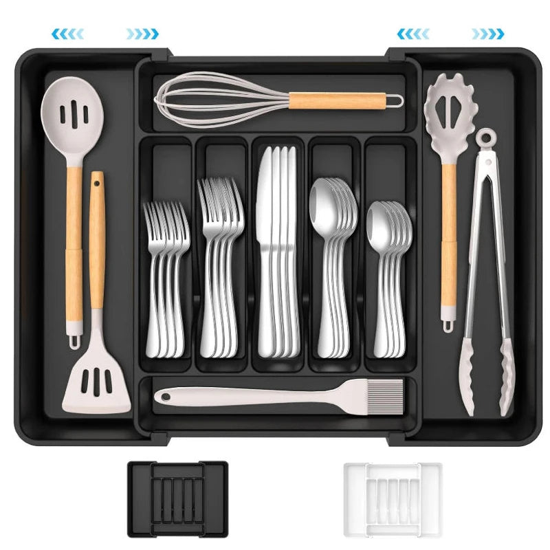 Expandable Kitchen Drawer Utensil Organizer