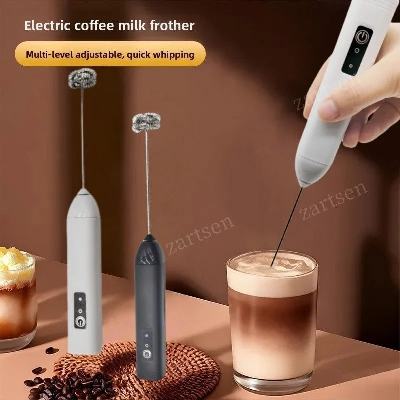 Wireless Electric Milk Frother & Mini Blender