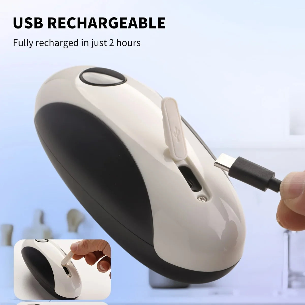 OpenEase™ Cordless Electric Can Opener — USB-C One-Button Automatic