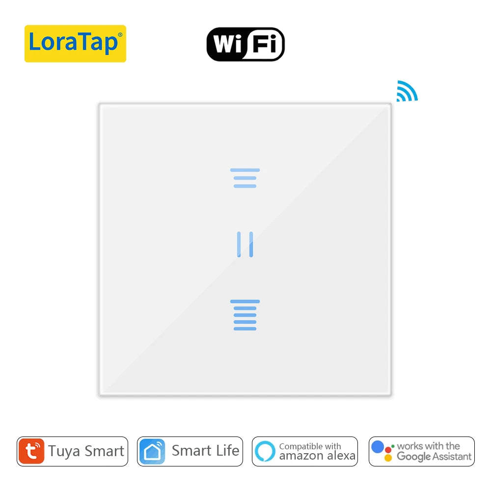 Smart Curtain Switch — WiFi, Voice & App Control