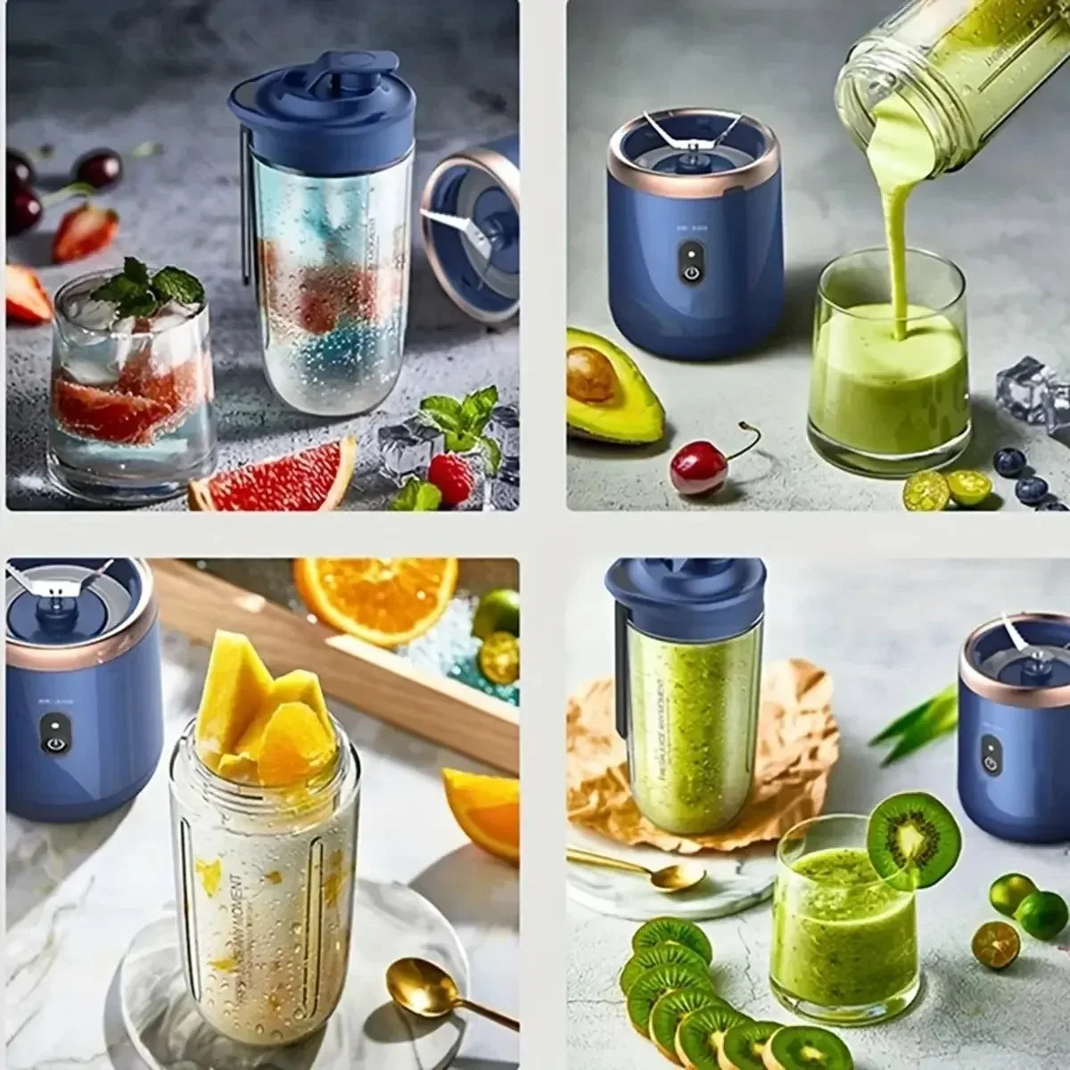 SipBlend™ 400ML Portable USB Travel Blender Cup — Smoothies & Milkshakes On the Go