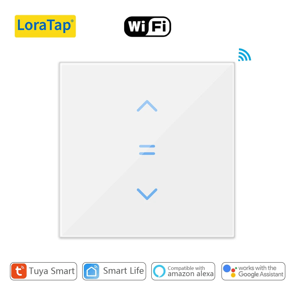 Smart Curtain Switch — WiFi, Voice & App Control