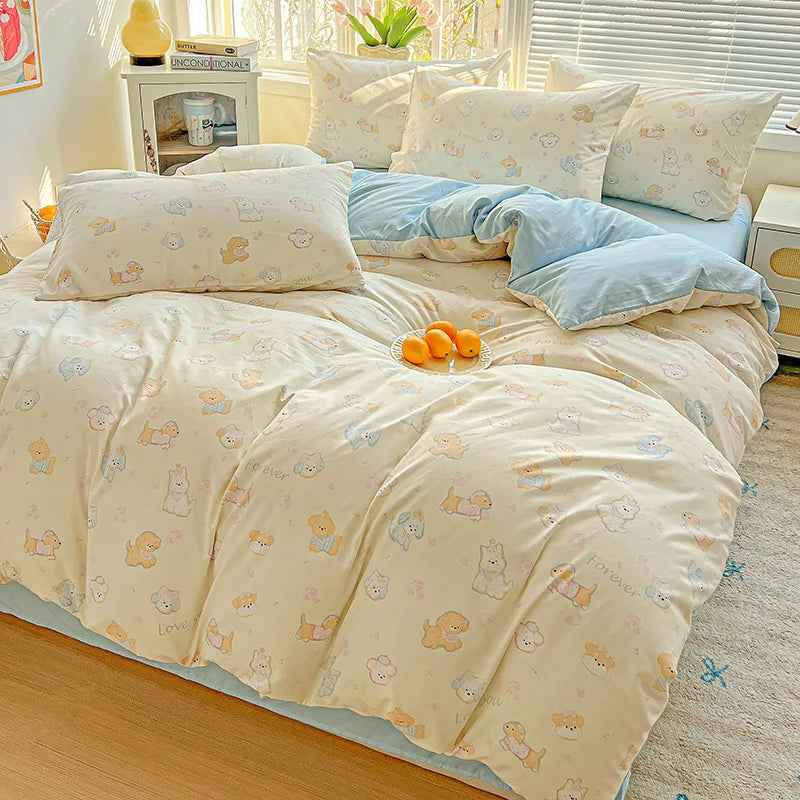 Floral Printed Bedding Set