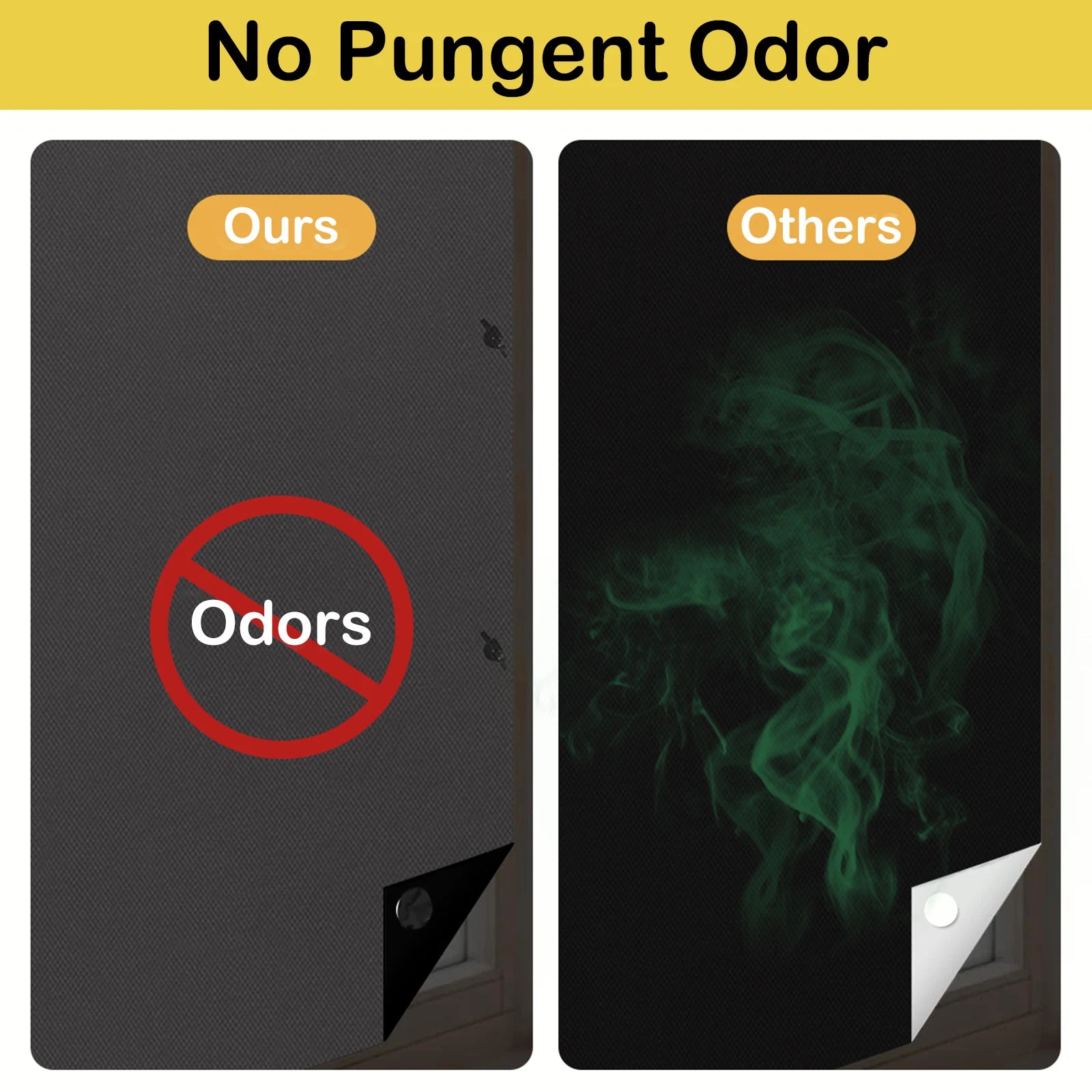 DarkOut™ Portable 100% Blackout Curtain — Suction Cup, UV Blocking, No Drill