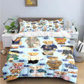 Bear Print Duvet Cover Set