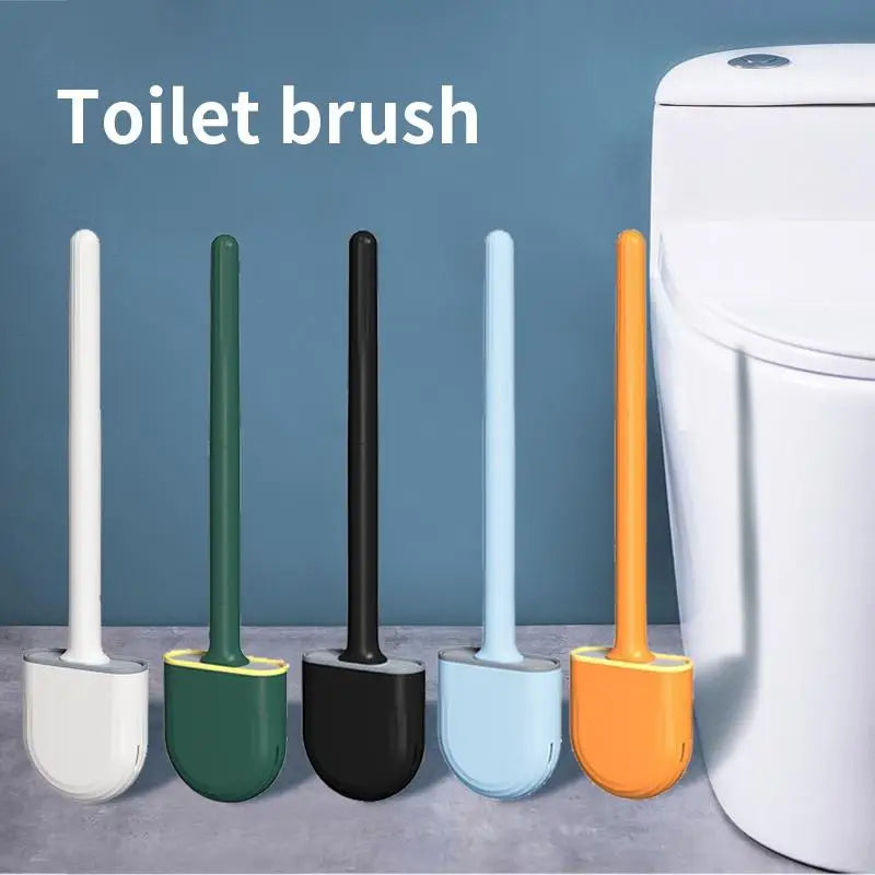 Wall-Mounted Toilet Brush & Holder