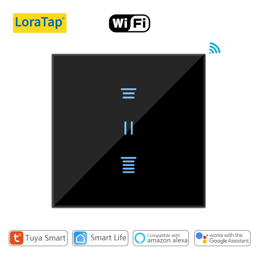 Smart Curtain Switch — WiFi, Voice & App Control