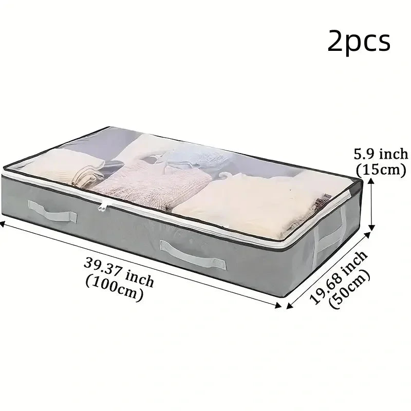 Under Bed Storage Organizer with Lid