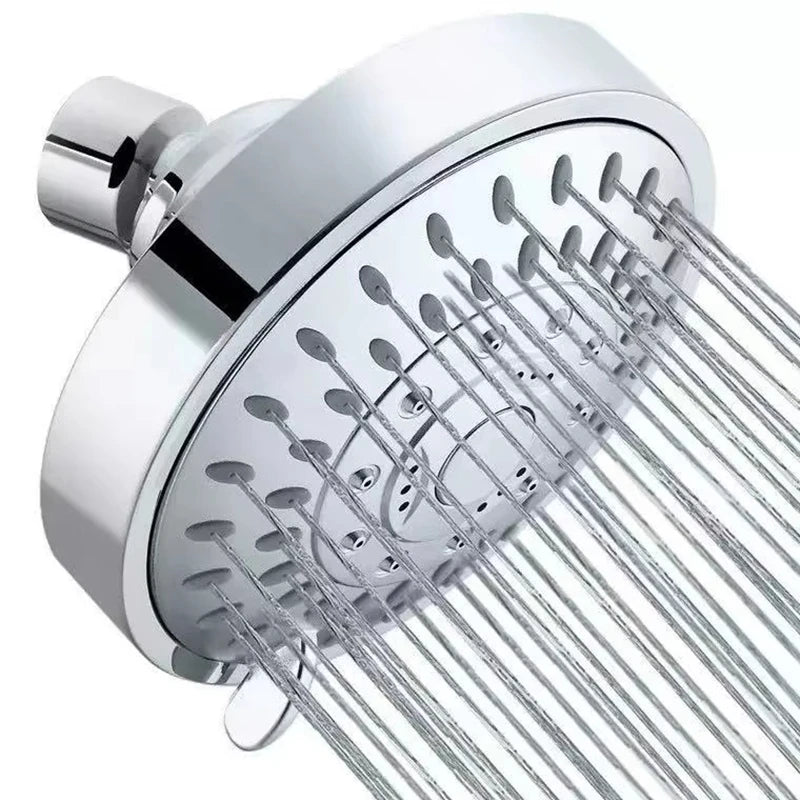 5-Mode Rainfall Shower Head — High Pressure, 4-Inch