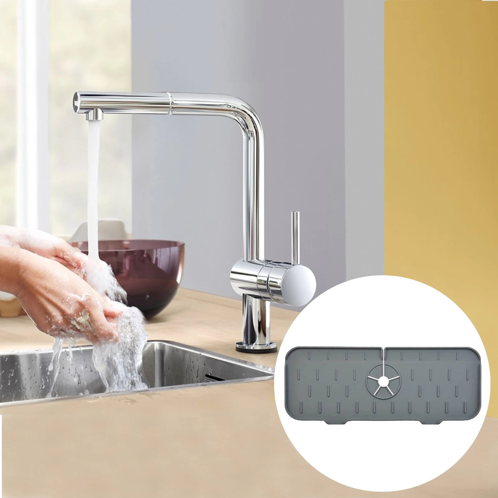 Silicone Kitchen Sink Faucet Pad
