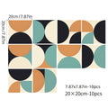 TileWrap™ Geometric Arch Peel & Stick Wall Tile Stickers — Waterproof, 10pcs per Set