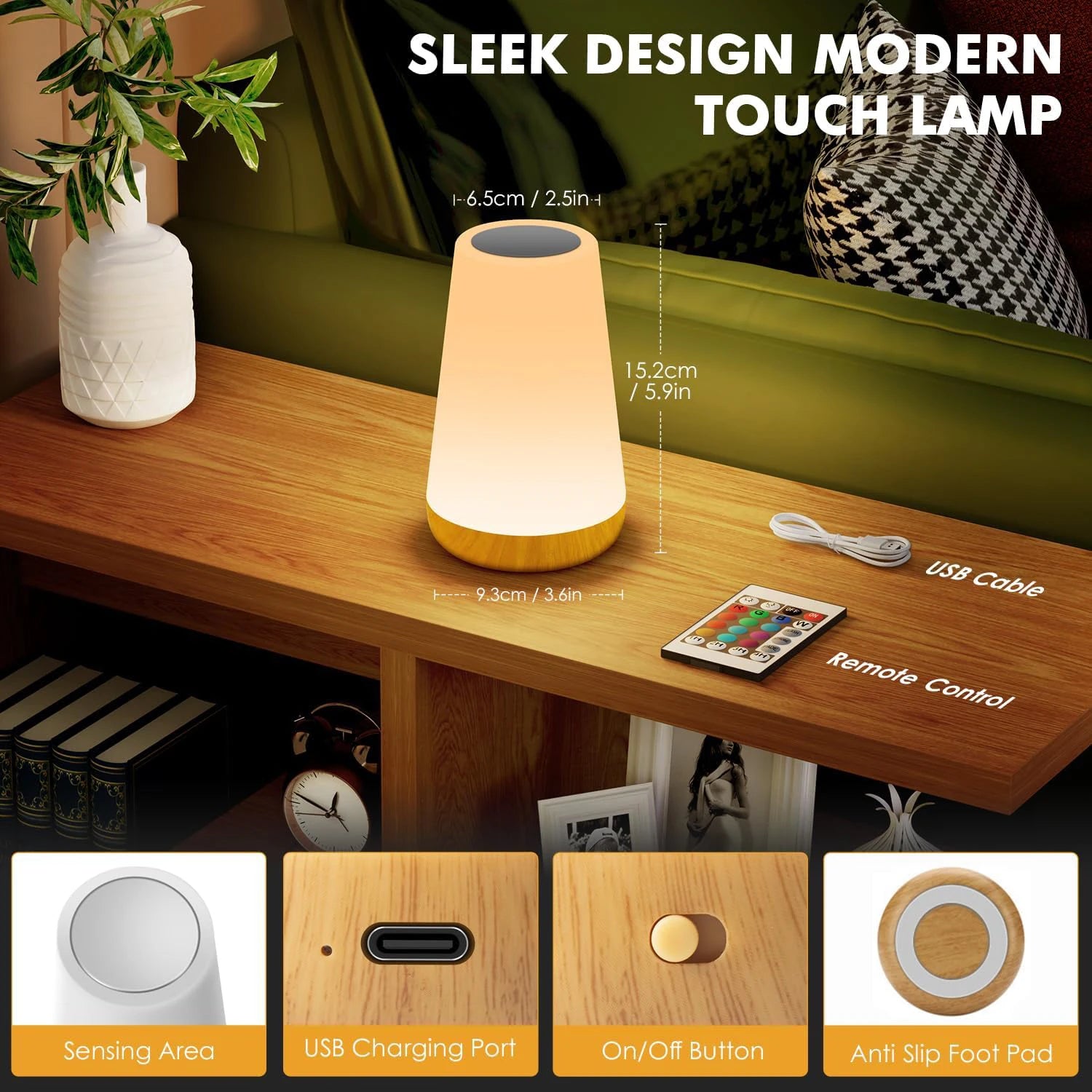 RGB LED Night Light with Remote Control