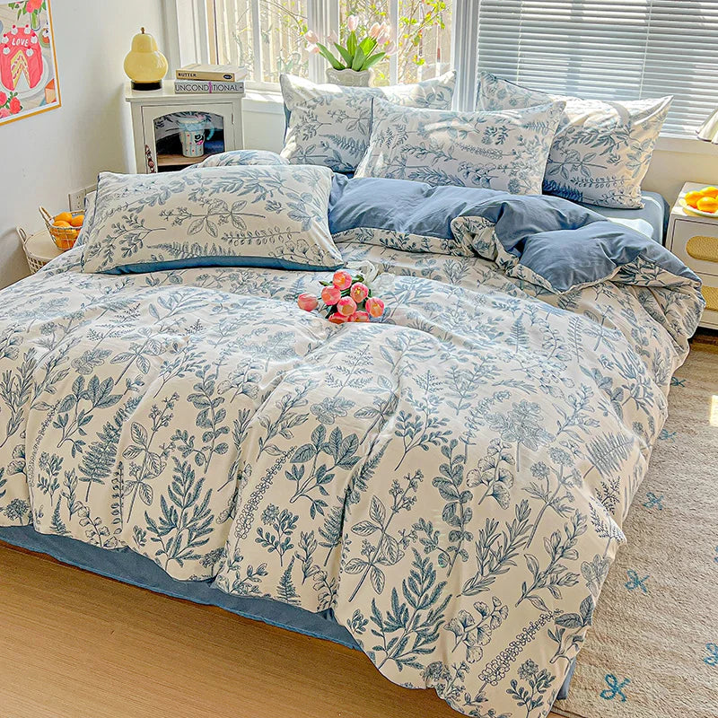 Floral Printed Bedding Set