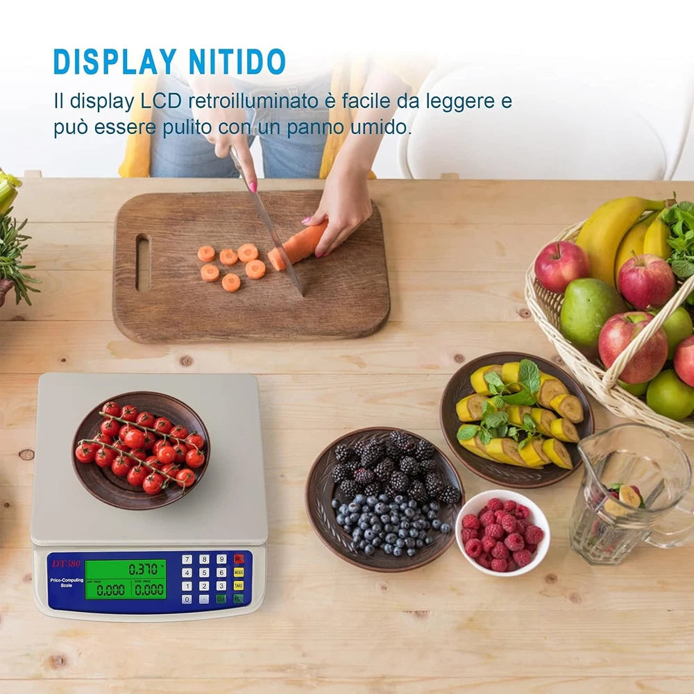 PrecisionWeigh™ Digital Kitchen Scale — 30KG High-Accuracy LCD