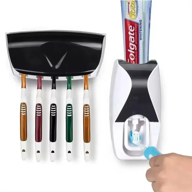 Wall-Mounted Toothbrush Holder Set