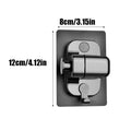 RainFlow™ 12cm Rainfall Shower Head — 8-Mode High-Pressure with Filter