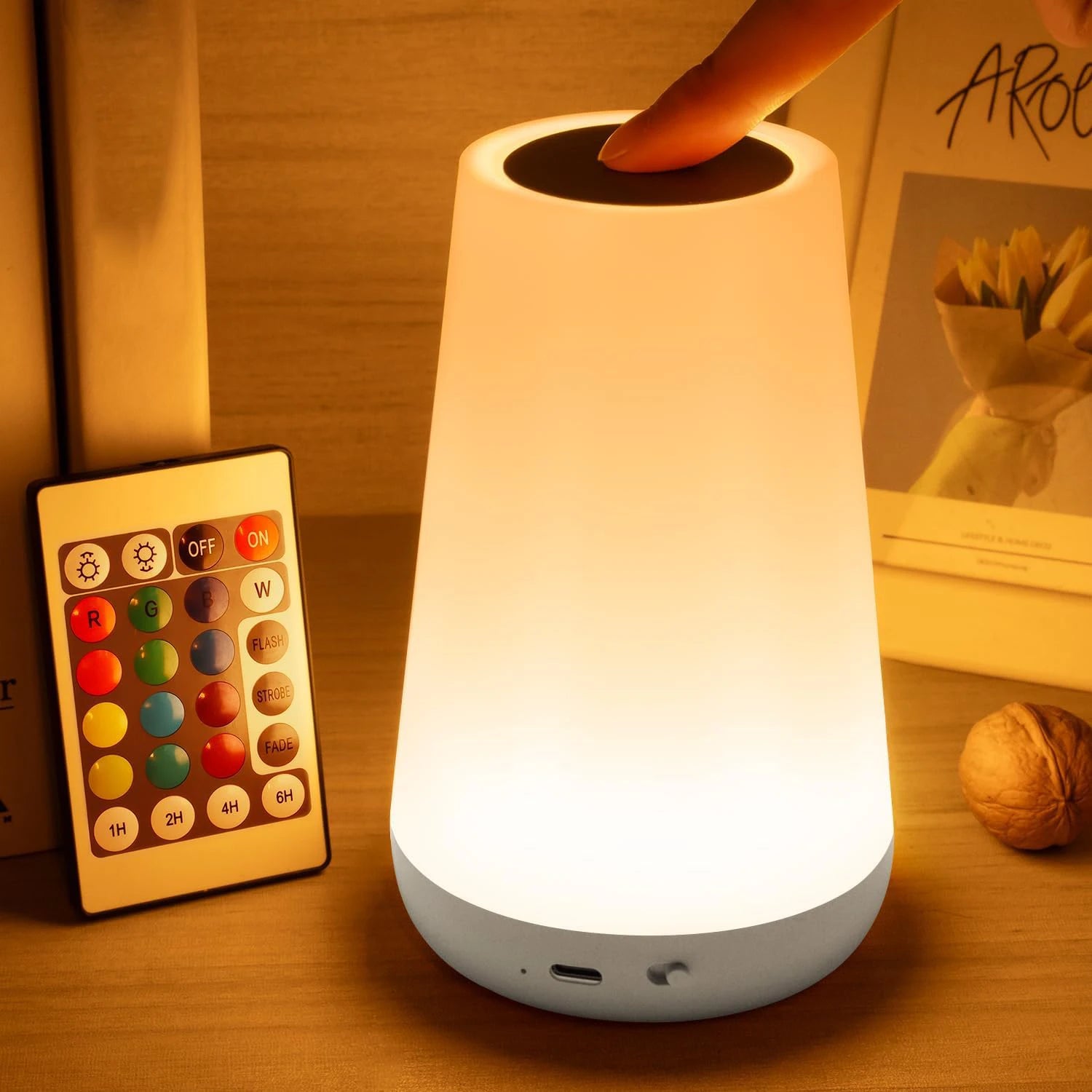 RGB LED Night Light with Remote Control