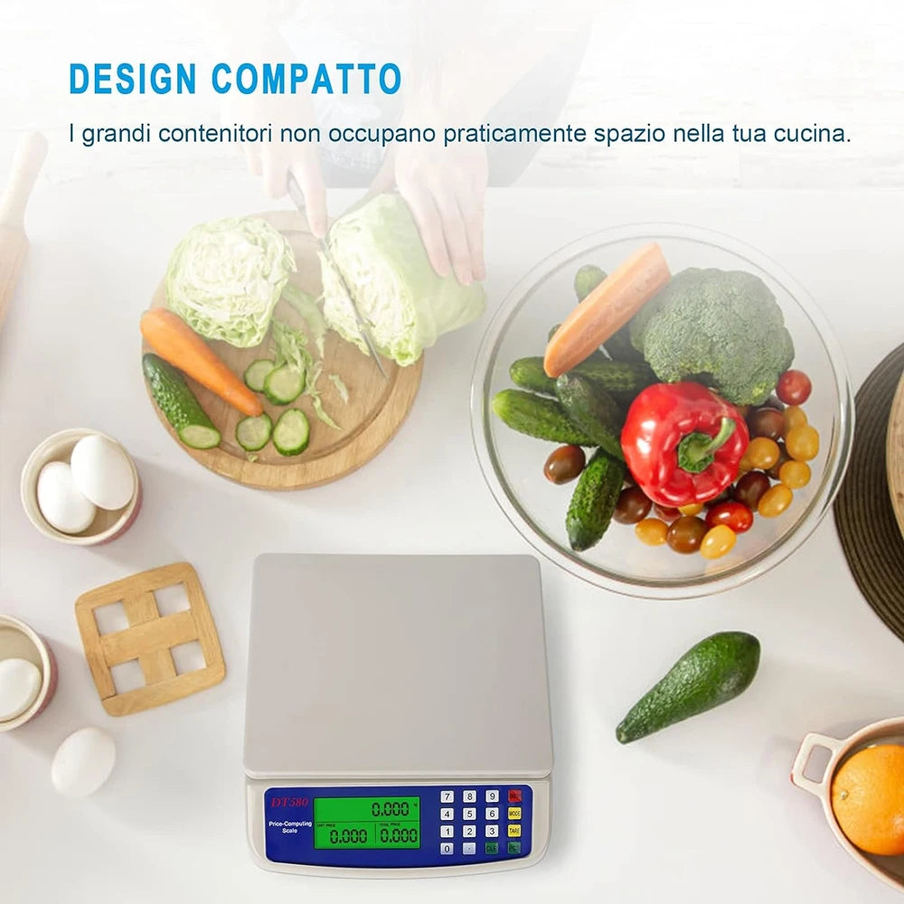 PrecisionWeigh™ Digital Kitchen Scale — 30KG High-Accuracy LCD