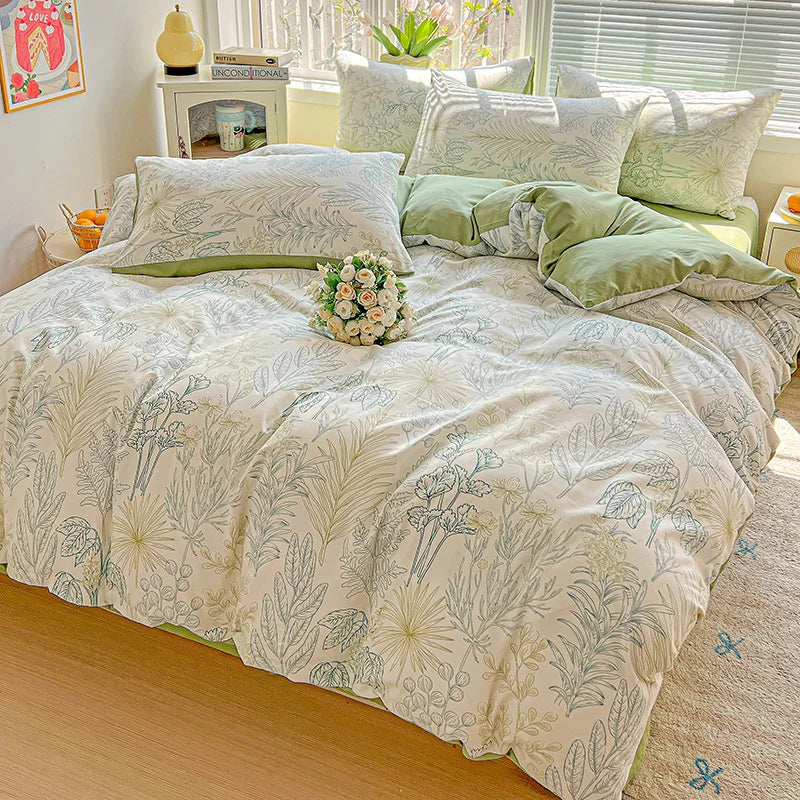 Floral Printed Bedding Set