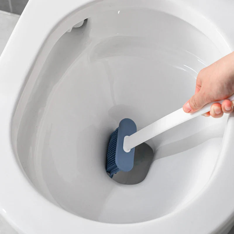 Wall-Mounted Toilet Brush & Holder