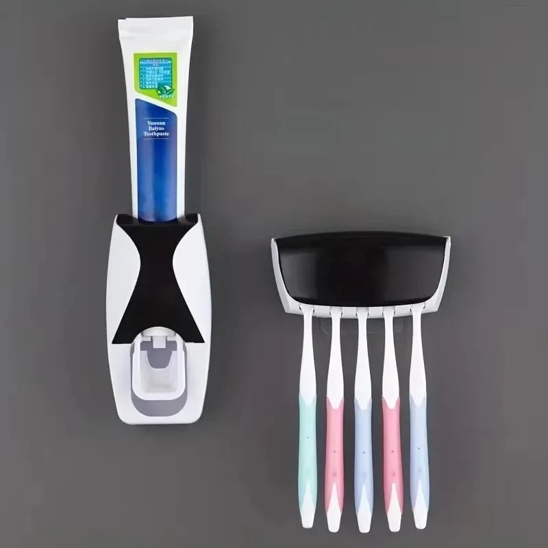 Wall-Mounted Toothbrush Holder Set