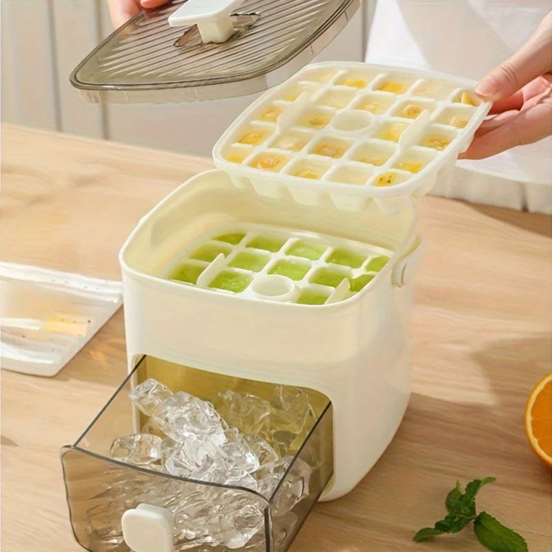 48-Cube Ice Tray with Lever Release