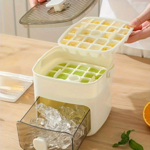 48-Cube Ice Tray with Lever Release