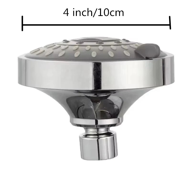 5-Mode Rainfall Shower Head — High Pressure, 4-Inch