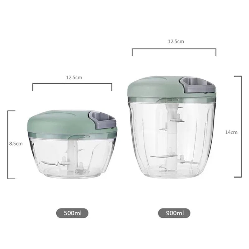 Manual Garlic & Vegetable Food Chopper