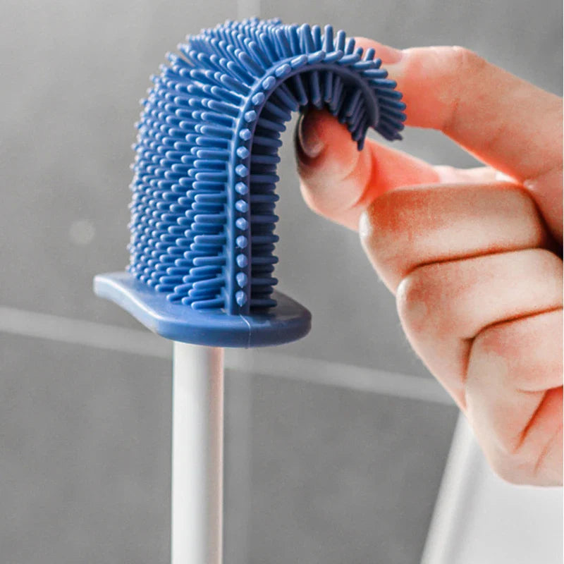 Wall-Mounted Toilet Brush & Holder