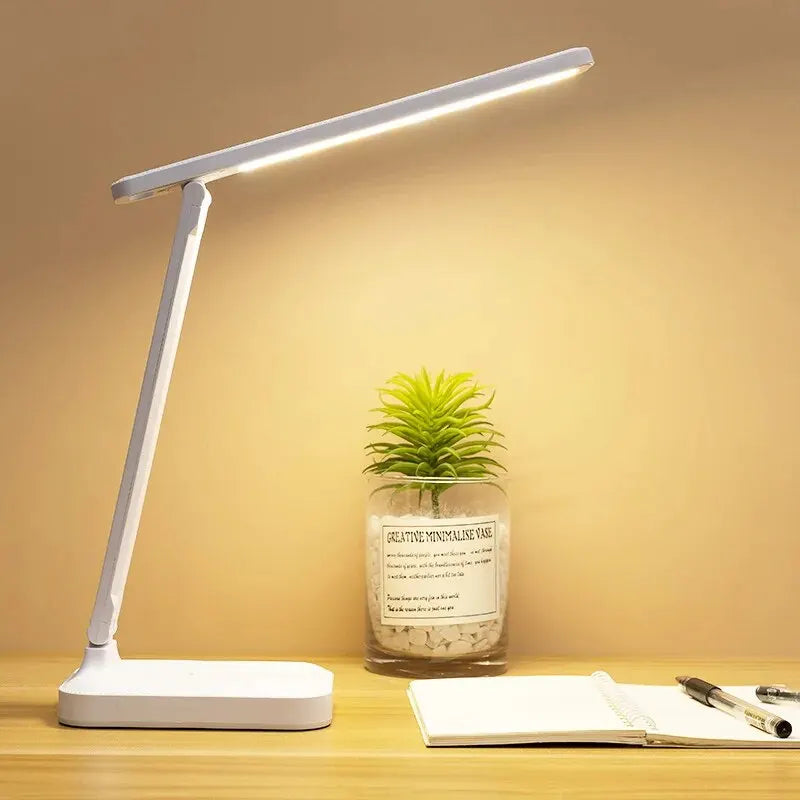 LED Foldable Desk Lamp with Stepless Dimming