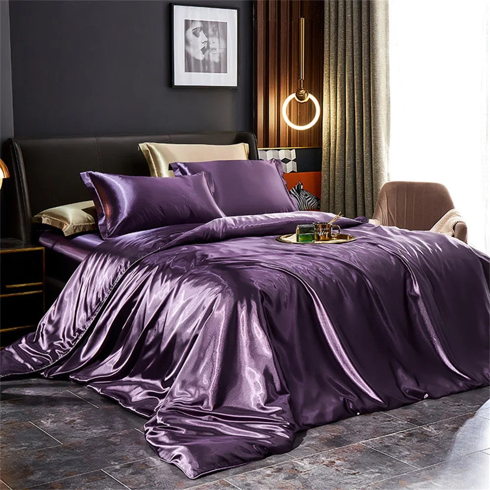 Silk Satin Bedding Set