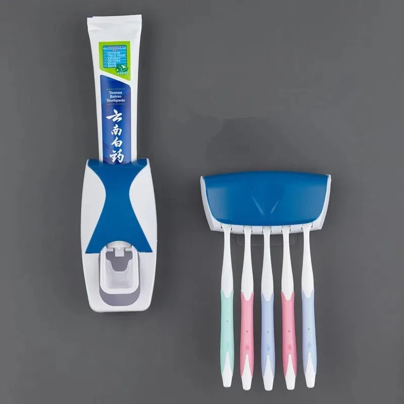 Wall-Mounted Toothbrush Holder Set