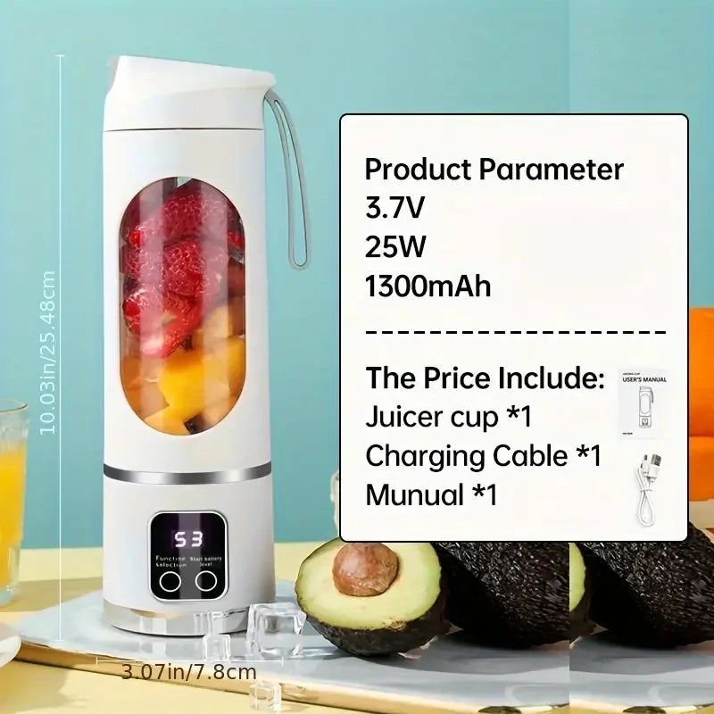 BlendGo™ Portable USB Handheld Blender — Smoothies, Milkshakes & Juices On the Go