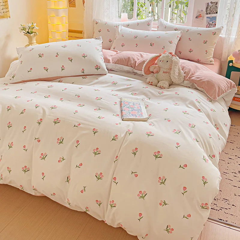 Floral Printed Bedding Set